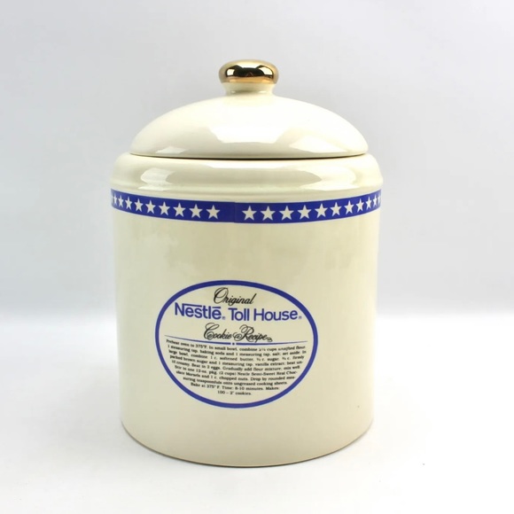 Original Nestle Toll House Cookie Jar VTG - Picture 2 of 4
